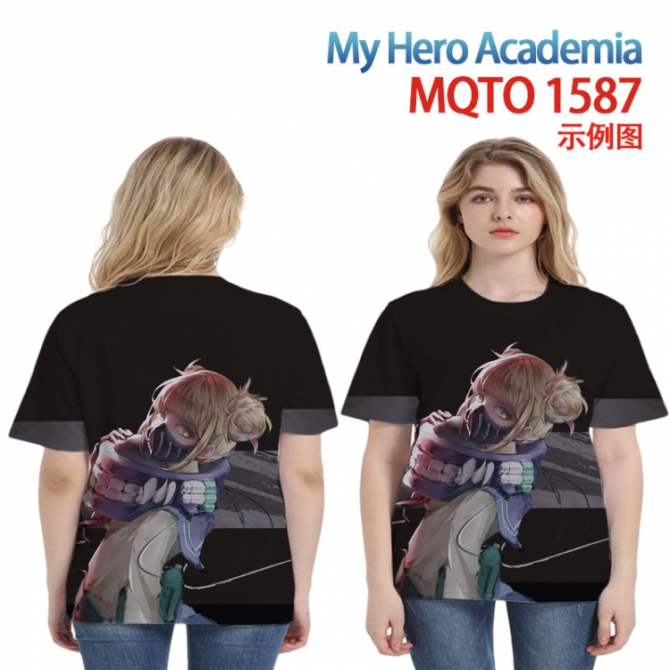 My Hero Academia Full color printing flower short sleeve T-shirt 2XS-4XL, 9 sizes MQTO1587