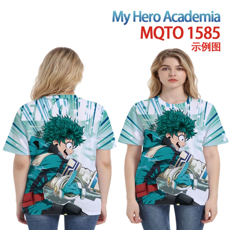 My Hero Academia Full color printing flower short sleeve T-shirt 2XS-4XL, 9 sizes MQTO1585
