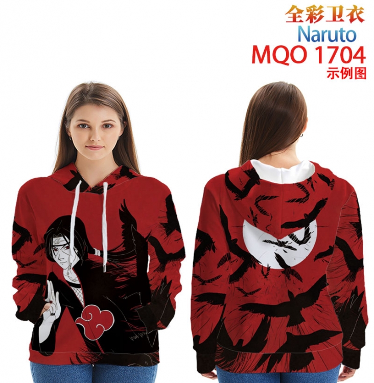 Naruto Full Color Patch pocket Sweatshirt Hoodie EUR SIZE 9 sizes from XXS to XXXXL MQO1704