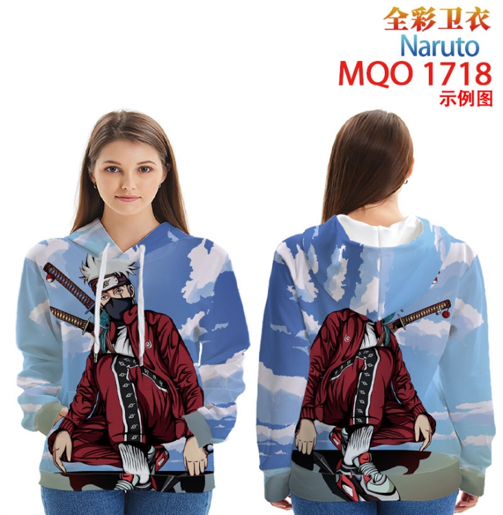 Naruto Full Color Patch pocket Sweatshirt Hoodie EUR SIZE 9 sizes from XXS to XXXXL MQO1718