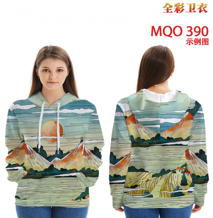 Chinese style Full Color Patch pocket Sweatshirt Hoodie EUR SIZE 9 sizes from XXS to XXXXL MQO390