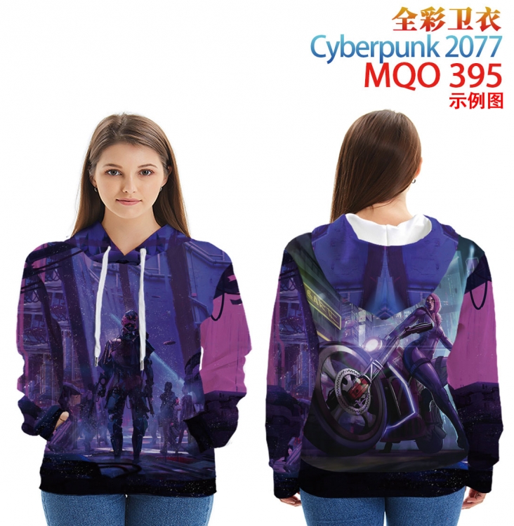 Cyberpunk 2077 Full Color Patch pocket Sweatshirt Hoodie EUR SIZE 9 sizes from XXS to XXXXL MQO395