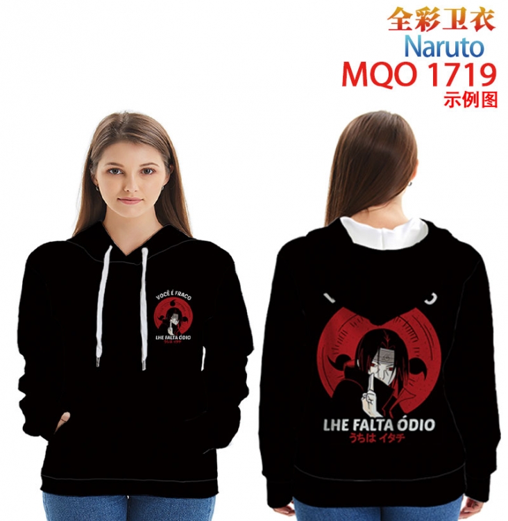 Naruto Full Color Patch pocket Sweatshirt Hoodie EUR SIZE 9 sizes from XXS to XXXXL MQO1719