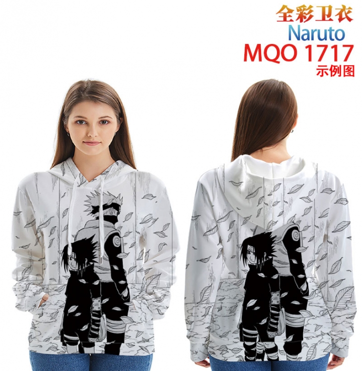 Naruto Full Color Patch pocket Sweatshirt Hoodie EUR SIZE 9 sizes from XXS to XXXXL MQO1717