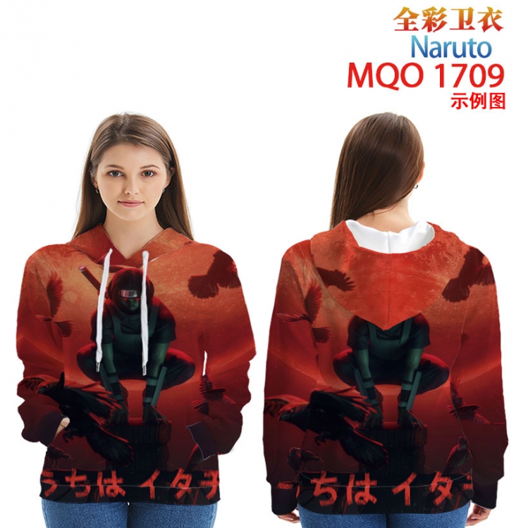 Naruto Full Color Patch pocket Sweatshirt Hoodie EUR SIZE 9 sizes from XXS to XXXXL MQO1703