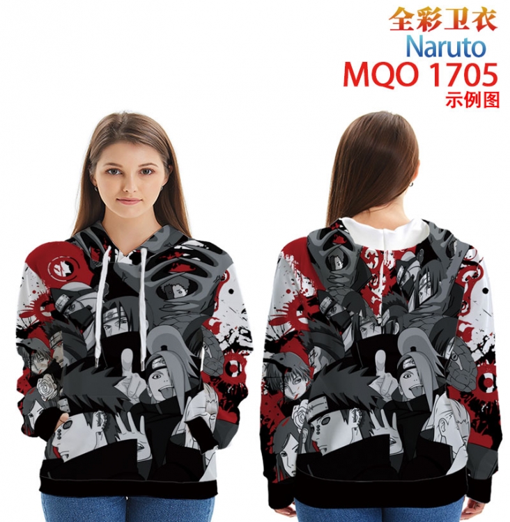 Naruto Full Color Patch pocket Sweatshirt Hoodie EUR SIZE 9 sizes from XXS to XXXXL MQO1705