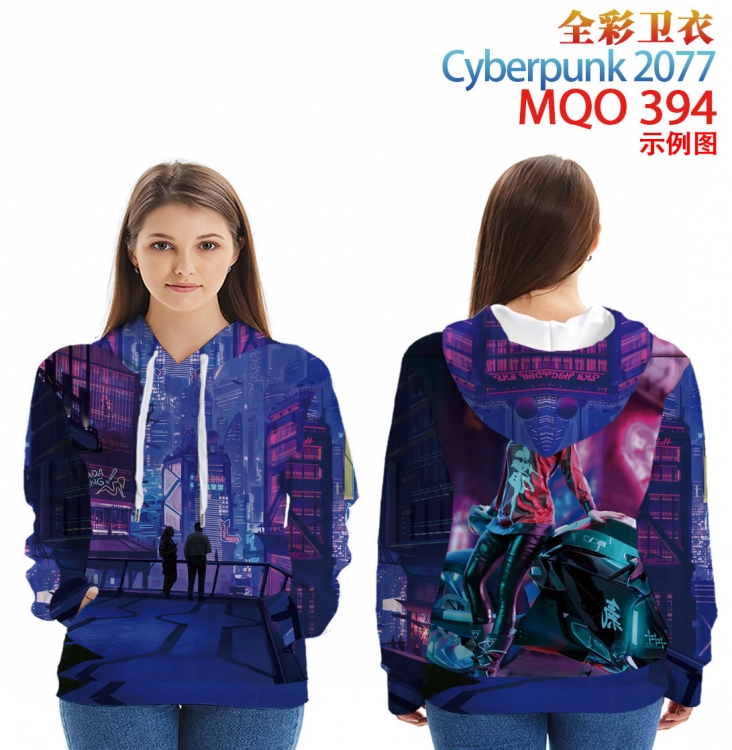 Cyberpunk 2077 Full Color Patch pocket Sweatshirt Hoodie EUR SIZE 9 sizes from XXS to XXXXL MQO394