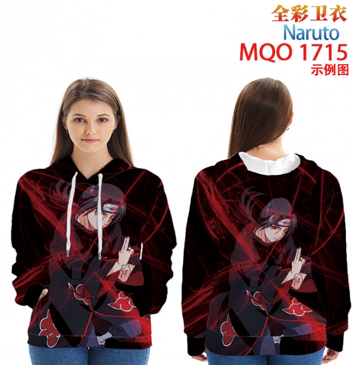 Naruto Full Color Patch pocket Sweatshirt Hoodie EUR SIZE 9 sizes from XXS to XXXXL MQO1715