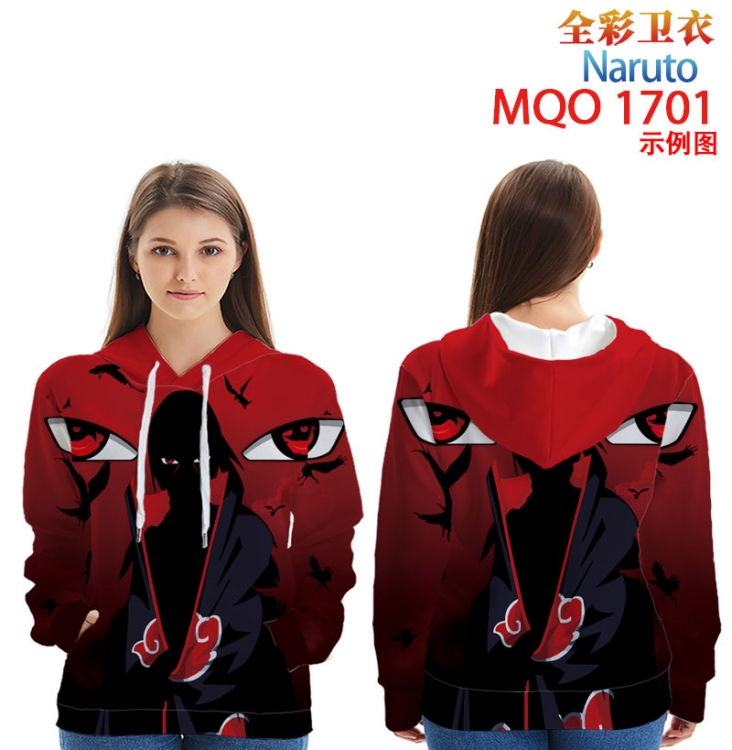 Naruto Full Color Patch pocket Sweatshirt Hoodie EUR SIZE 9 sizes from XXS to XXXXL MQO1701