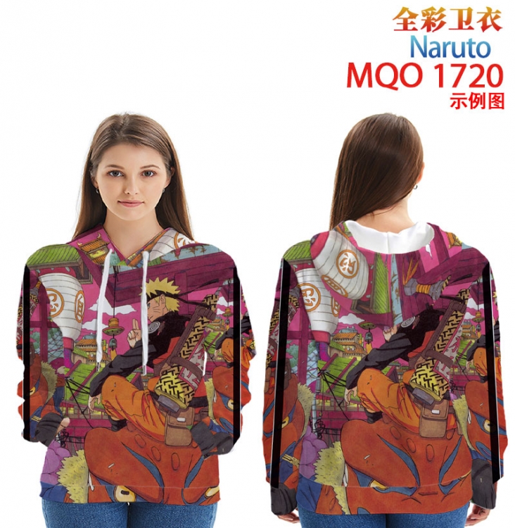 Naruto Full Color Patch pocket Sweatshirt Hoodie EUR SIZE 9 sizes from XXS to XXXXL MQO1720