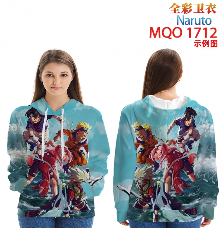 Naruto Full Color Patch pocket Sweatshirt Hoodie EUR SIZE 9 sizes from XXS to XXXXL MQO1712