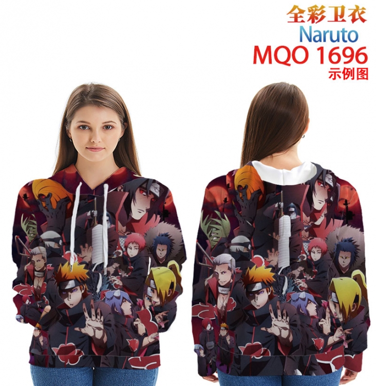 Naruto Full Color Patch pocket Sweatshirt Hoodie EUR SIZE 9 sizes from XXS to XXXXL MQO1696