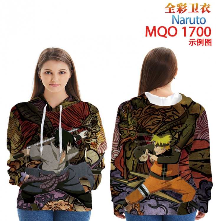 Naruto Full Color Patch pocket Sweatshirt Hoodie EUR SIZE 9 sizes from XXS to XXXXL MQO1700