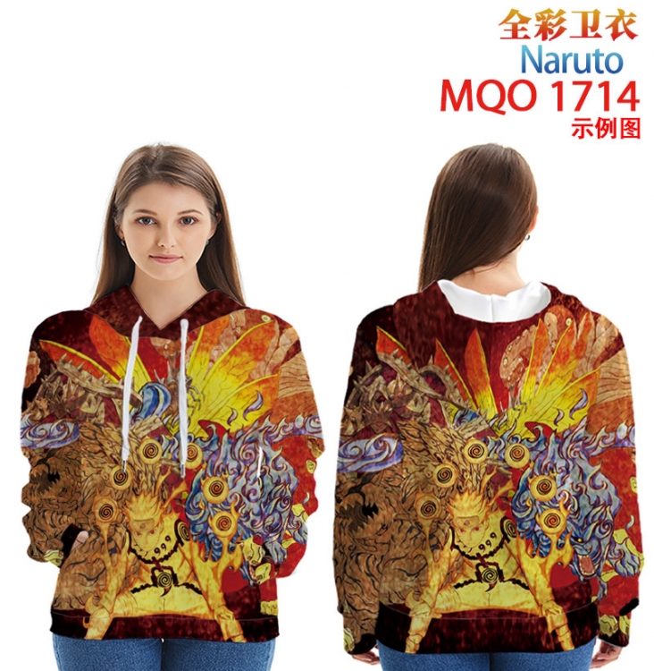 Naruto Full Color Patch pocket Sweatshirt Hoodie EUR SIZE 9 sizes from XXS to XXXXL MQO1714