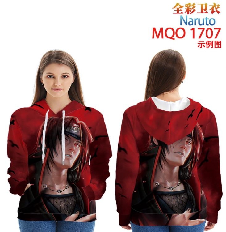 Naruto Full Color Patch pocket Sweatshirt Hoodie EUR SIZE 9 sizes from XXS to XXXXL MQO1707