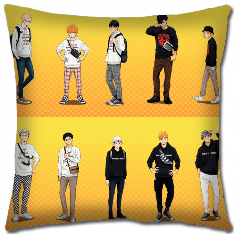 Haikyuu!! Anime square full-color pillow cushion 45X45CM NO FILLING p1353