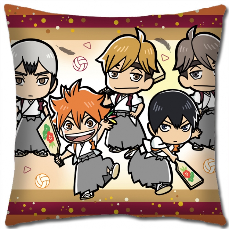 Haikyuu!! Anime square full-color pillow cushion 45X45CM NO FILLING p1325