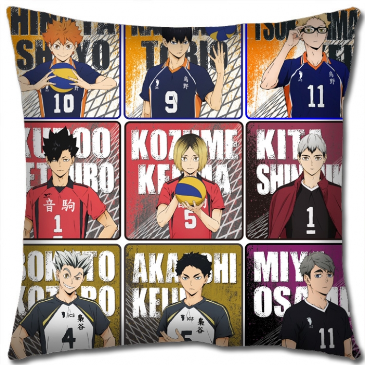 Haikyuu!! Anime square full-color pillow cushion 45X45CM NO FILLING p1322