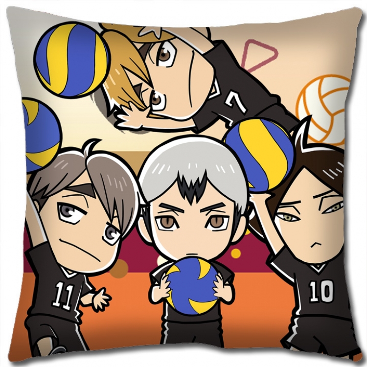 Haikyuu!! Anime square full-color pillow cushion 45X45CM NO FILLING p1324