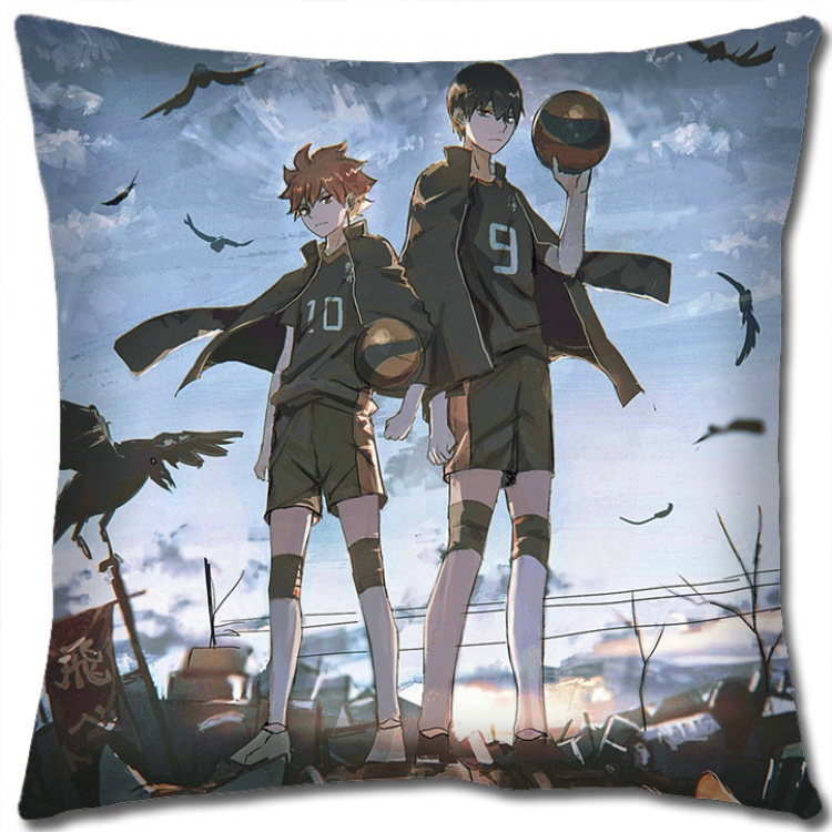Haikyuu!! Anime square full-color pillow cushion 45X45CM NO FILLING p1342