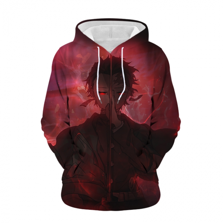 Demon Slayer Kimets Anime 3D digital printing casual fashion hooded sweater