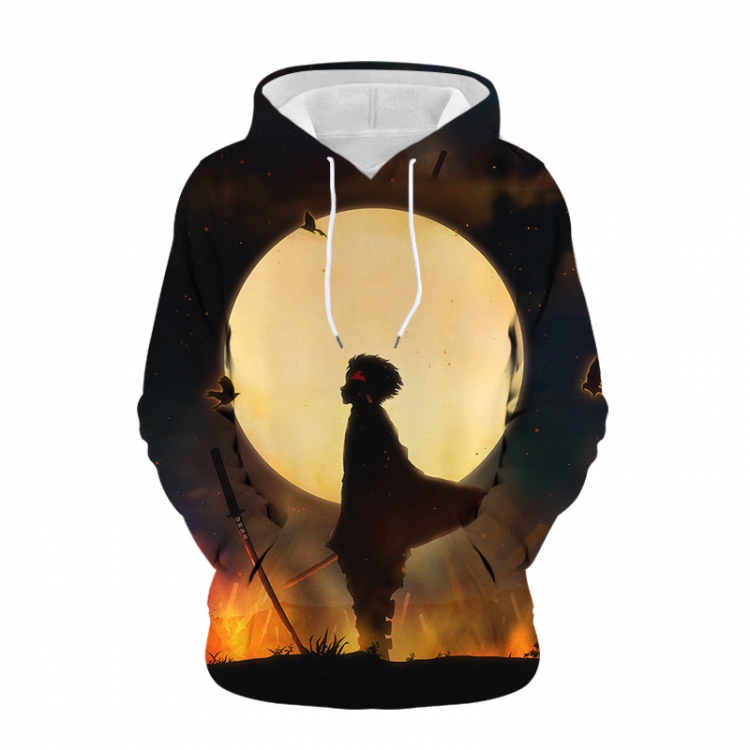 Demon Slayer Kimets Anime 3D digital printing casual fashion hooded sweater