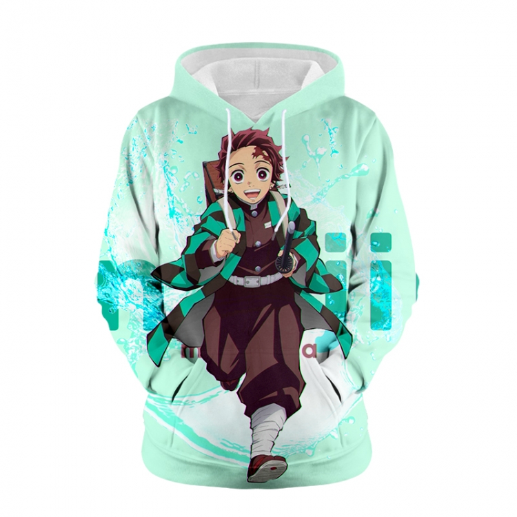 Demon Slayer Kimets Anime 3D digital printing casual fashion hooded sweater