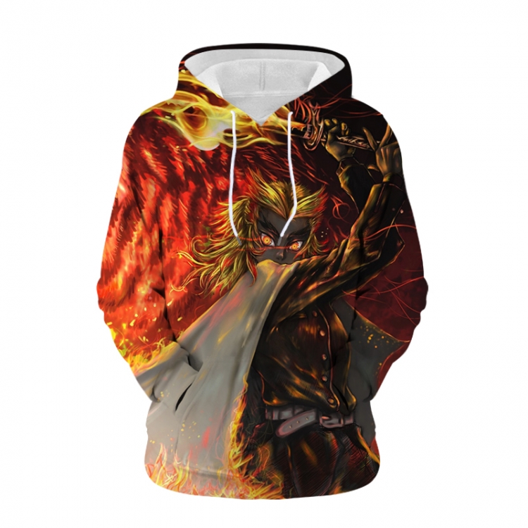 Demon Slayer Kimets Anime 3D digital printing casual fashion hooded sweater