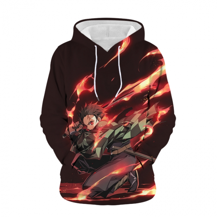 Demon Slayer Kimets Anime 3D digital printing casual fashion hooded sweater