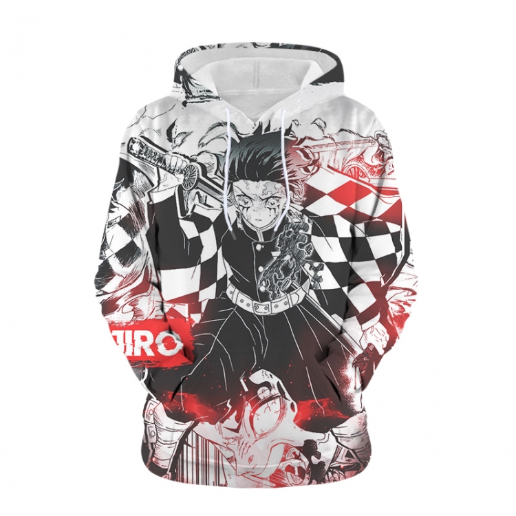 Demon Slayer Kimets Anime 3D digital printing casual fashion hooded sweater