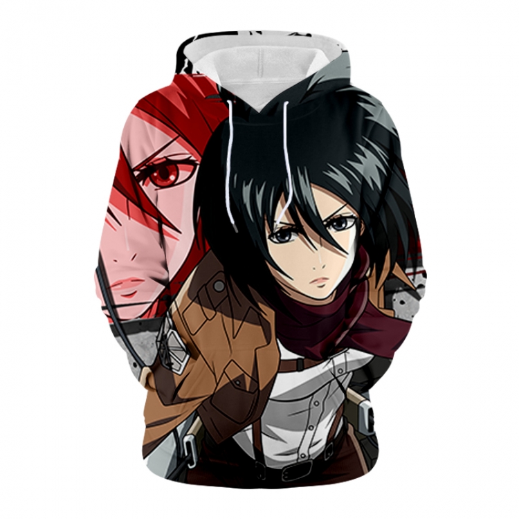 Shingeki no Kyojin Anime 3D digital printing casual fashion hooded sweater