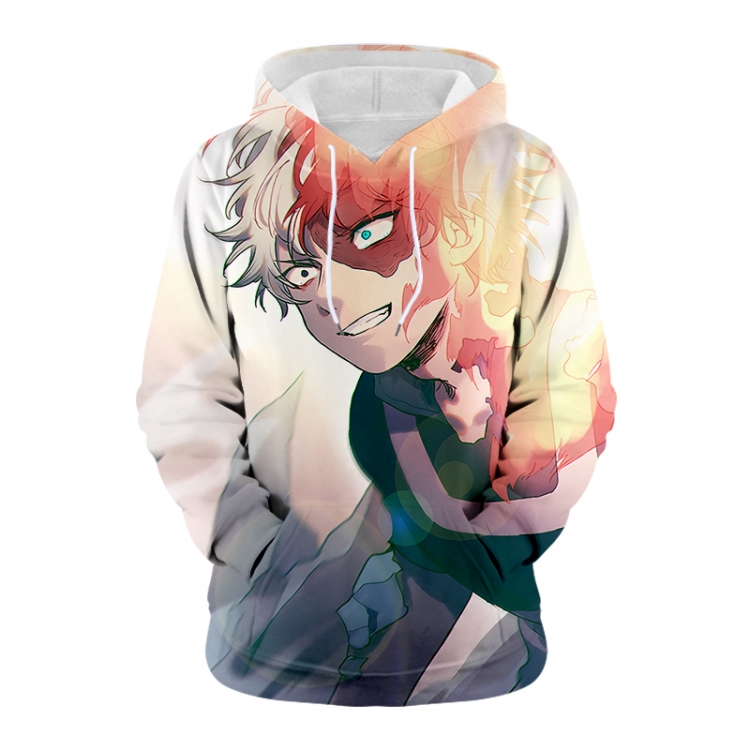 My Hero Academia Anime 3D digital printing casual fashion hooded sweater