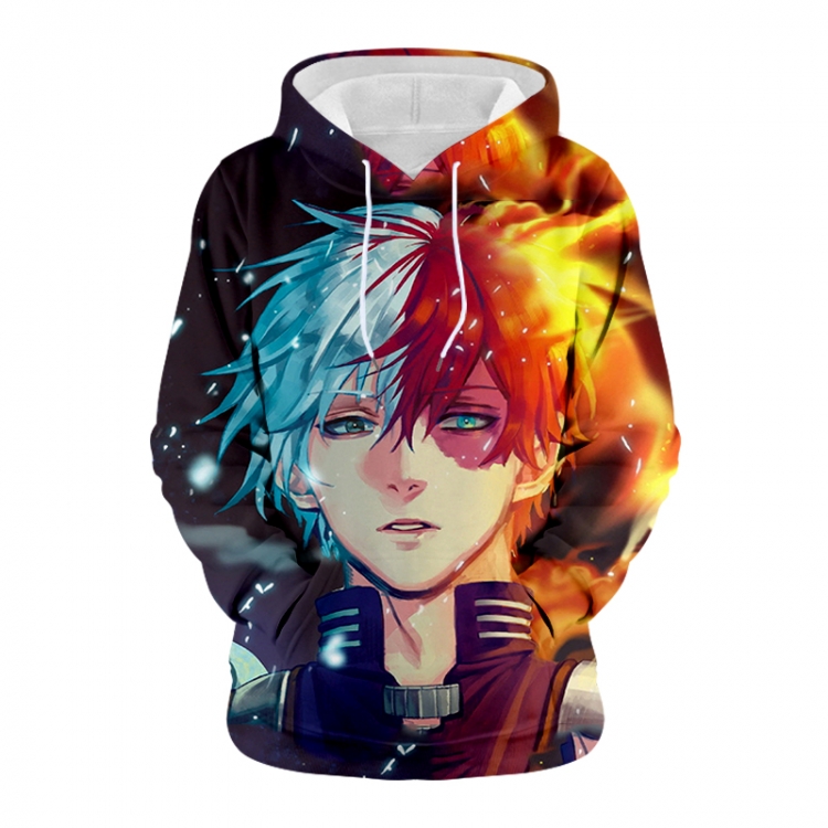 My Hero Academia Anime 3D digital printing casual fashion hooded sweater