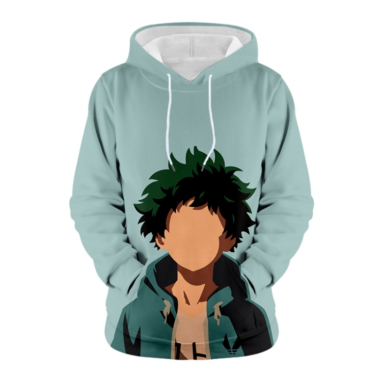 My Hero Academia Anime 3D digital printing casual fashion hooded sweater