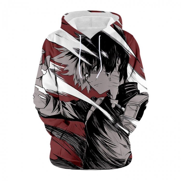 My Hero Academia Anime 3D digital printing casual fashion hooded sweater