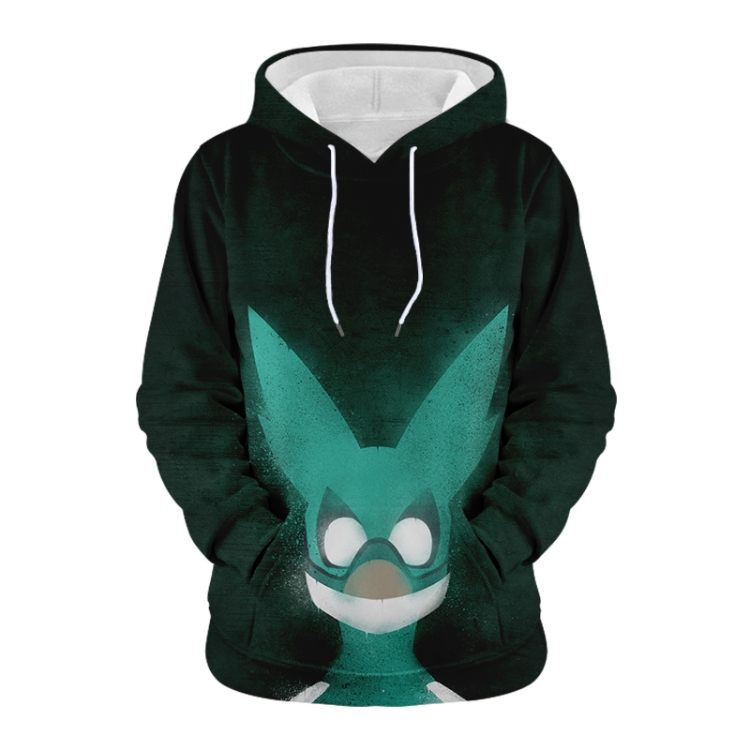 My Hero Academia Anime 3D digital printing casual fashion hooded sweater