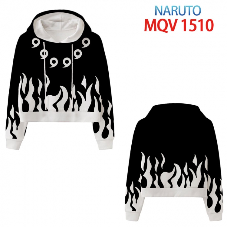 Naruto Anime printed women's short sweater XS-4XL 8 sizes MQV 1510