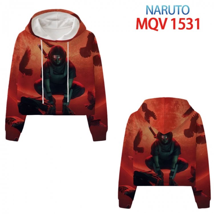 Naruto Anime printed women's short sweater XS-4XL 8 sizes MQV 1531