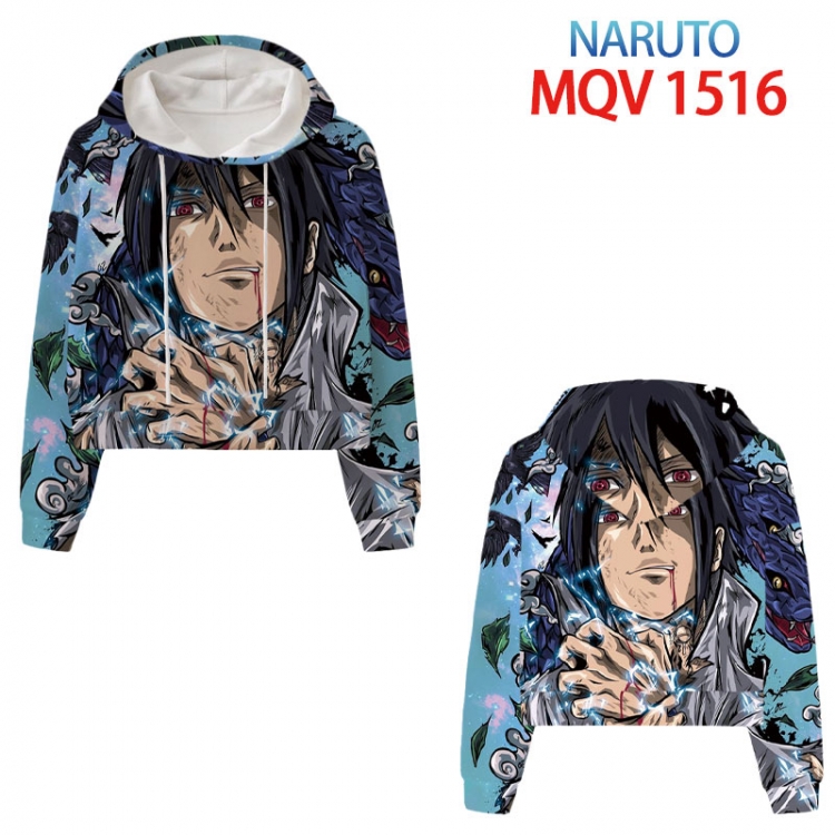 Naruto Anime printed women's short sweater XS-4XL 8 sizes MQV 1516