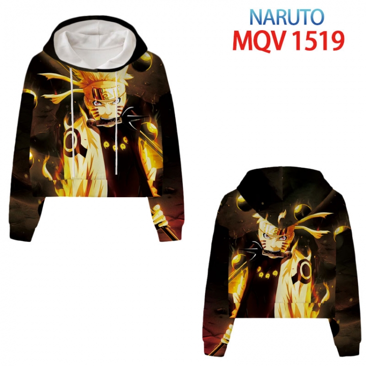 Naruto Anime printed women's short sweater XS-4XL 8 sizes MQV 1519