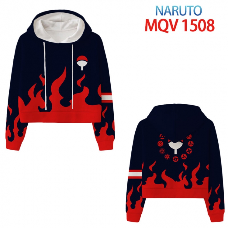 Naruto Anime printed women's short sweater XS-4XL 8 sizes MQV 1508