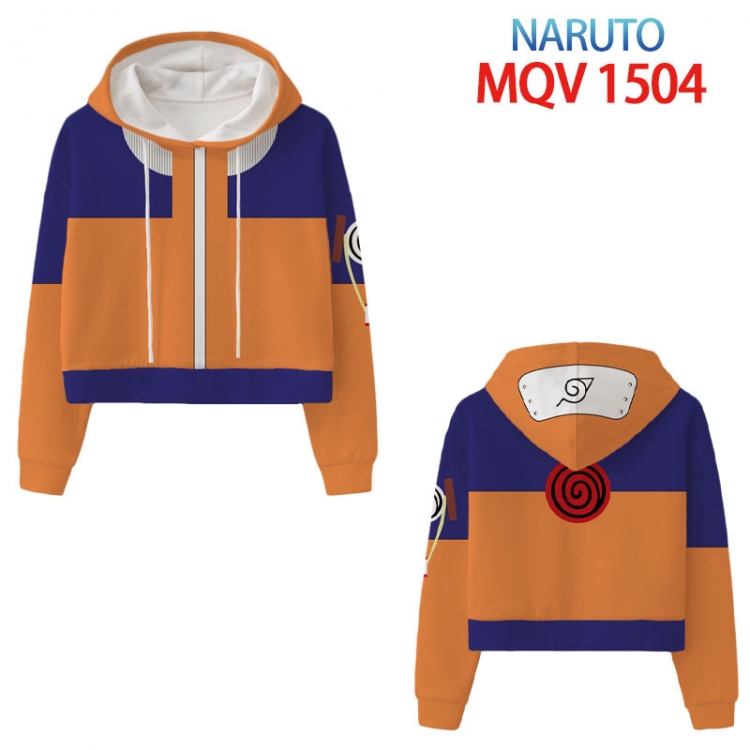 Naruto Anime printed women's short sweater XS-4XL 8 sizes  MQV 1504