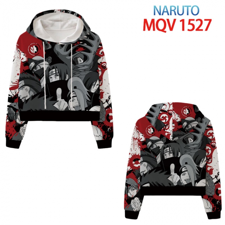 Naruto Anime printed women's short sweater XS-4XL 8 sizes MQV 1527