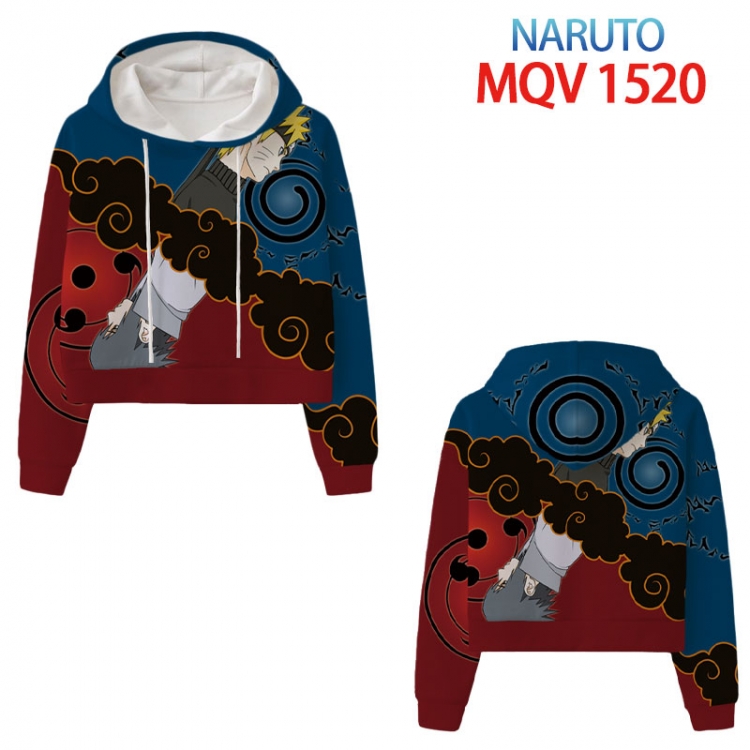 Naruto Anime printed women's short sweater XS-4XL 8 sizes MQV 1520