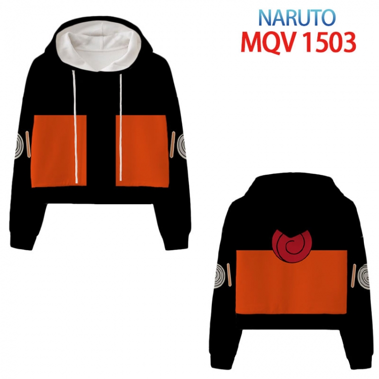 Naruto Anime printed women's short sweater XS-4XL 8 sizes MQV 1503