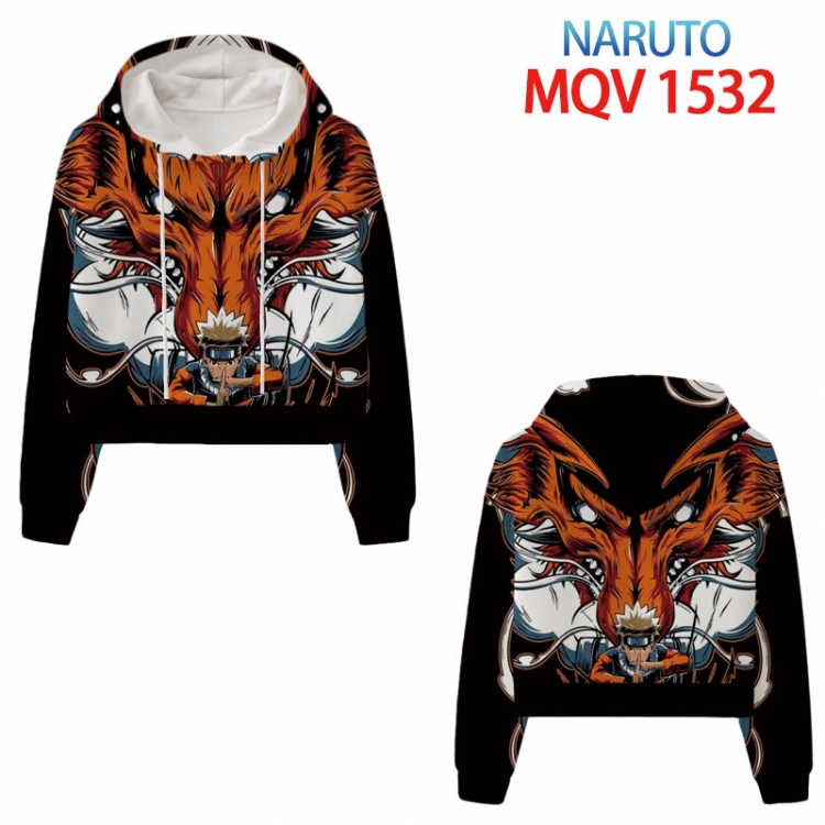 Naruto Anime printed women's short sweater XS-4XL 8 sizes  MQV 1532