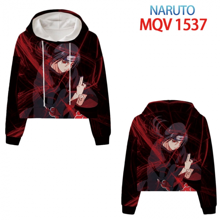 Naruto Anime printed women's short sweater XS-4XL 8 sizes MQV 1537