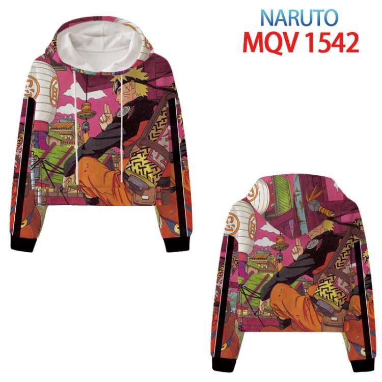 Naruto Anime printed women's short sweater XS-4XL 8 sizes MQV 1542