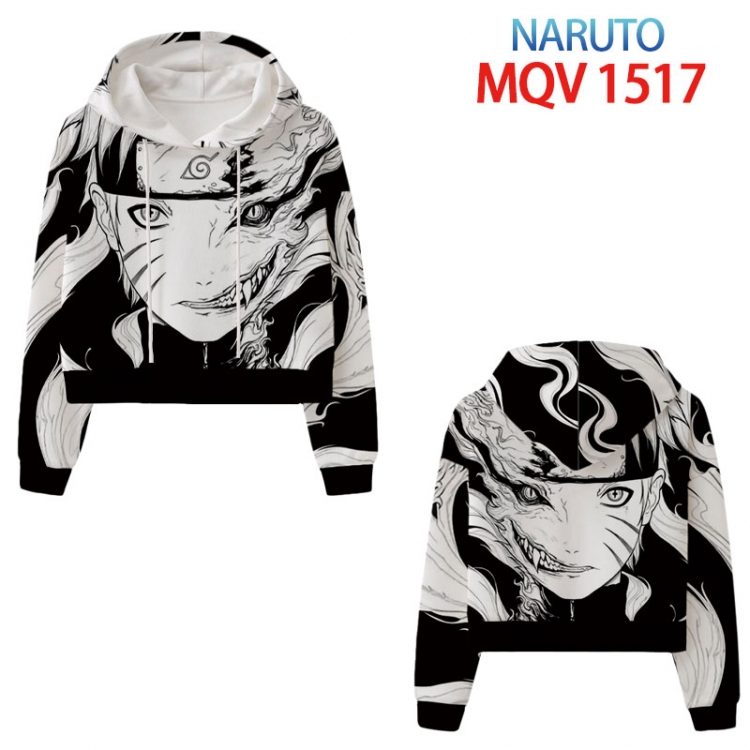 Naruto Anime printed women's short sweater XS-4XL 8 sizes MQV 1517