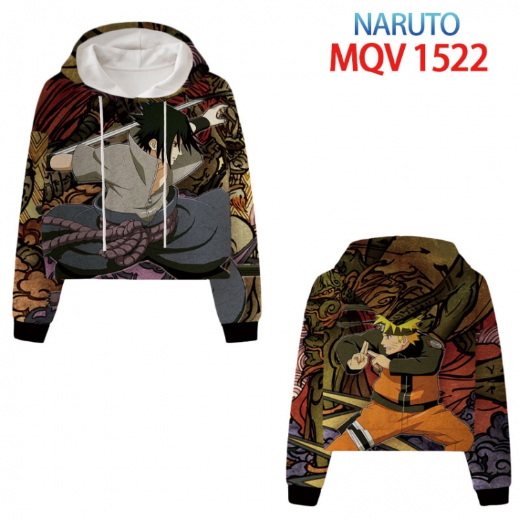 Naruto Anime printed women's short sweater XS-4XL 8 sizes MQV 1522